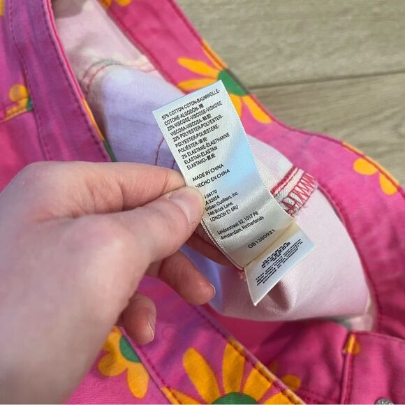 We the Free People Youthquake Printed Crop Flare Jean Floral Wide Leg Size 30 - Picture 7 of 8